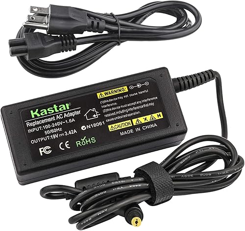 Kastar Adaptador de CA para portátil Fuente de alimentación para 19V 3.42A 1.5MM ACER Aspire 3000 3030 3500 3600 5000 5030 5040 9100