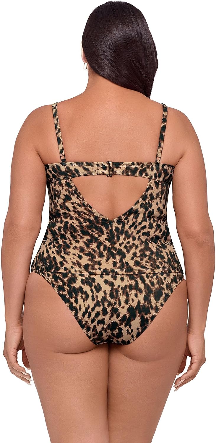 S3 Swim Women's Supportive Adjustable U-Wire Swim Tankini Top