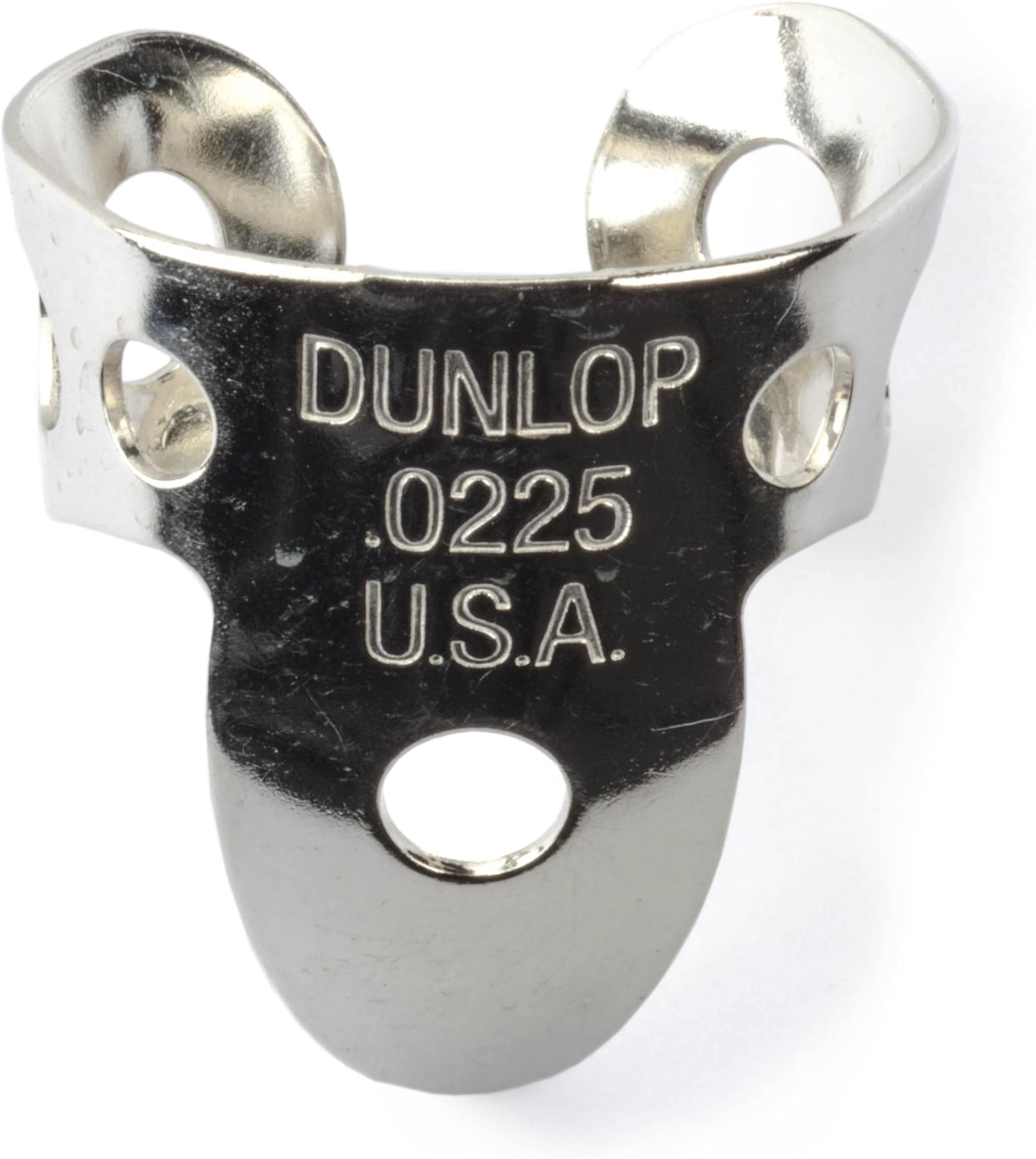 JIM DUNLOP 33P.0225 Nickel Silver Finger & Thumbpicks, .0225", 5/Player's Pack