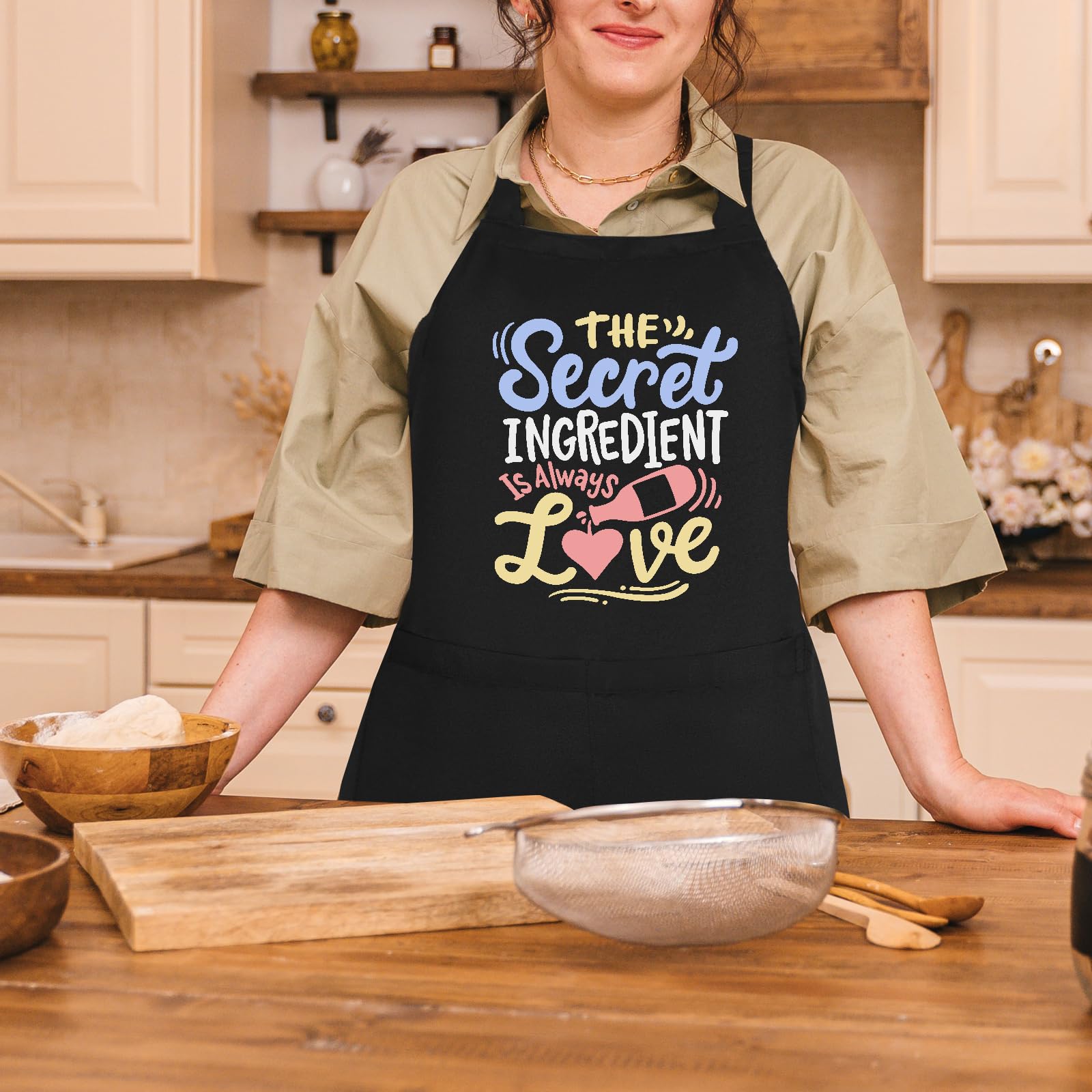 Delantales divertidos para mujer con bolsillos, delantales de cocina para cocinar y hornear, regalos para mamá, profesora, día de la madre, cumpleaños