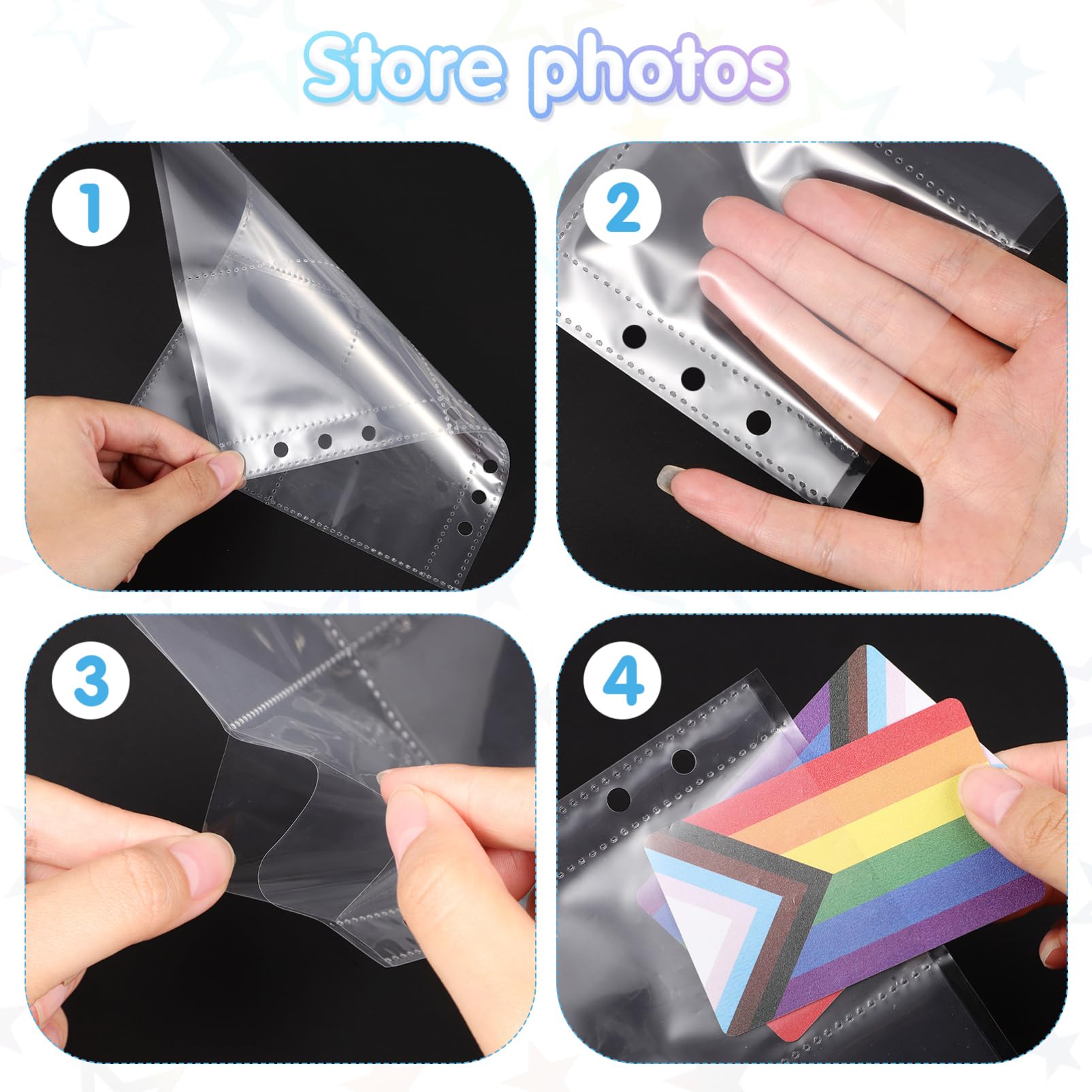 ULTECHNOVO Pagine Di Carte Per Raccoglitori Di Foto A5 Album Per Raccoglitori Di Carte A5 Con 40 Scomparti Copertina In Pvc Con Chiusura Magnetica Per Organizzare Gli Scambi