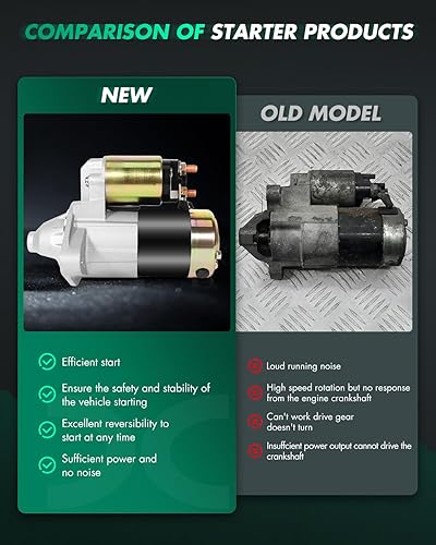 Miniatura 51 de SCITOO Arrancadores Nuevo Ajuste para Nissan Frontier Pickup Xterra 2002 2003 2004 3.3L 17859