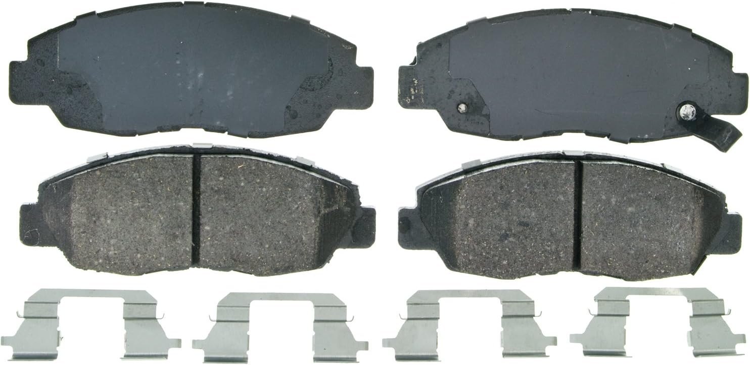 Wagner QS ZD465A Disc Brake Pad Set, Chamfered Edges for Smooth, Quiet Stops, Fits 1996–2011 Honda Civic
