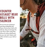Vista 3 de Counter Assault Bear Bell Chrome w/Silencer - Paquete de 6