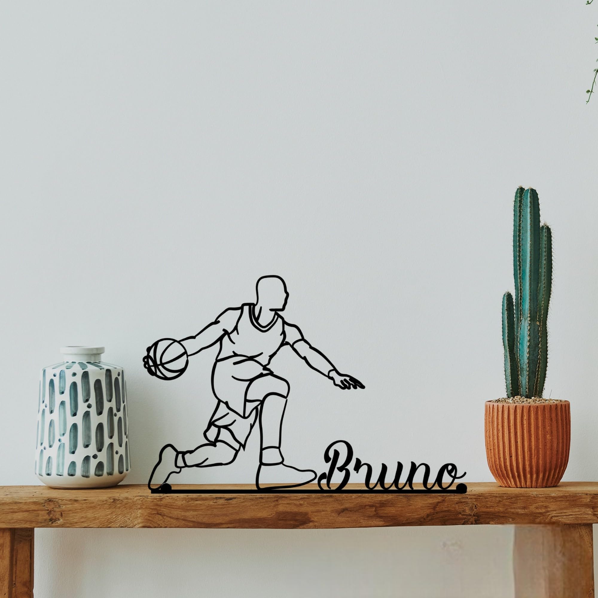 EROTNGO Custom Basketball Player Desk Sculpture, Personalized Basketball Table Sign, Athlete Figurine Statue, Sports Room Decor, Customized Player Name, Basketball Lover Gift, Sports-Themed Home Decor-picture-23