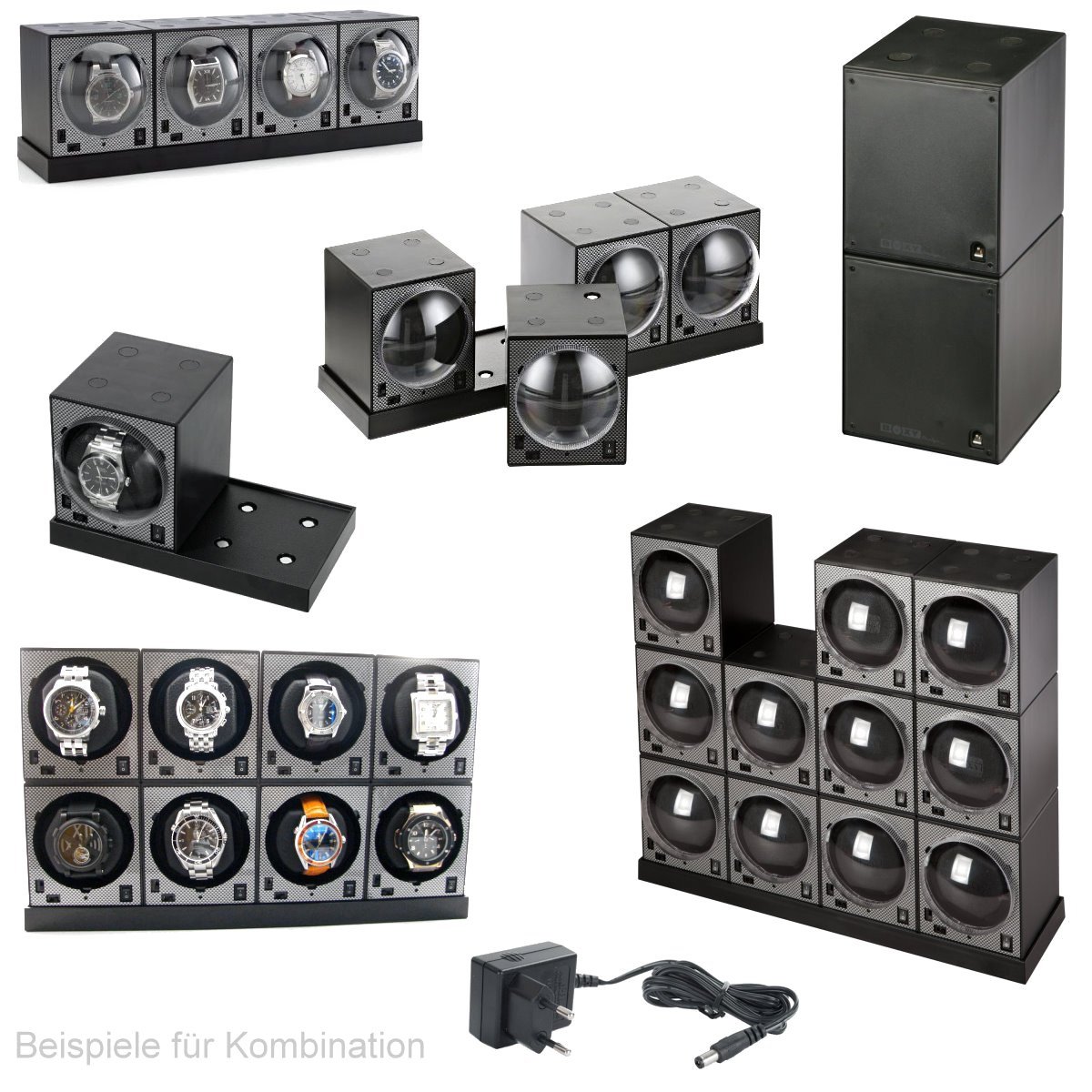 NEU: Uhrenbeweger Boxy Classic CARBON EDITION Single - Kollektion 2025
