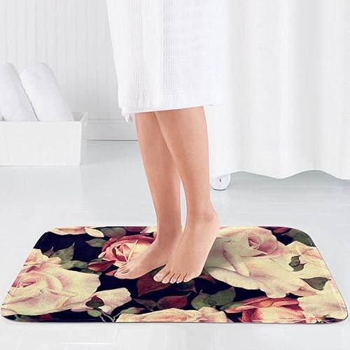 Miniatura 4 de KXO Juego de cortina de ducha impermeable y tapete de poliéster con ganchos, 70.8 x 70.8 pulgadas