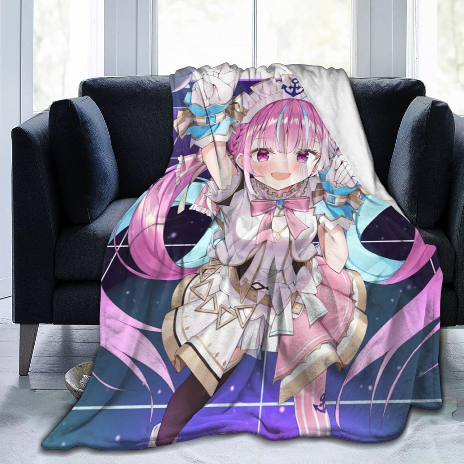 最大 Offクーポン 人気 おしゃれ アニメ 肩掛け 湊あくあ 毛布 ブランケット ひざ掛け 軽量 超柔らか 夏 耐久 昼寝 暖かい 冷房対策 フランネル 掛け毛布 四季適用 127 102cm Batesmartin Com
