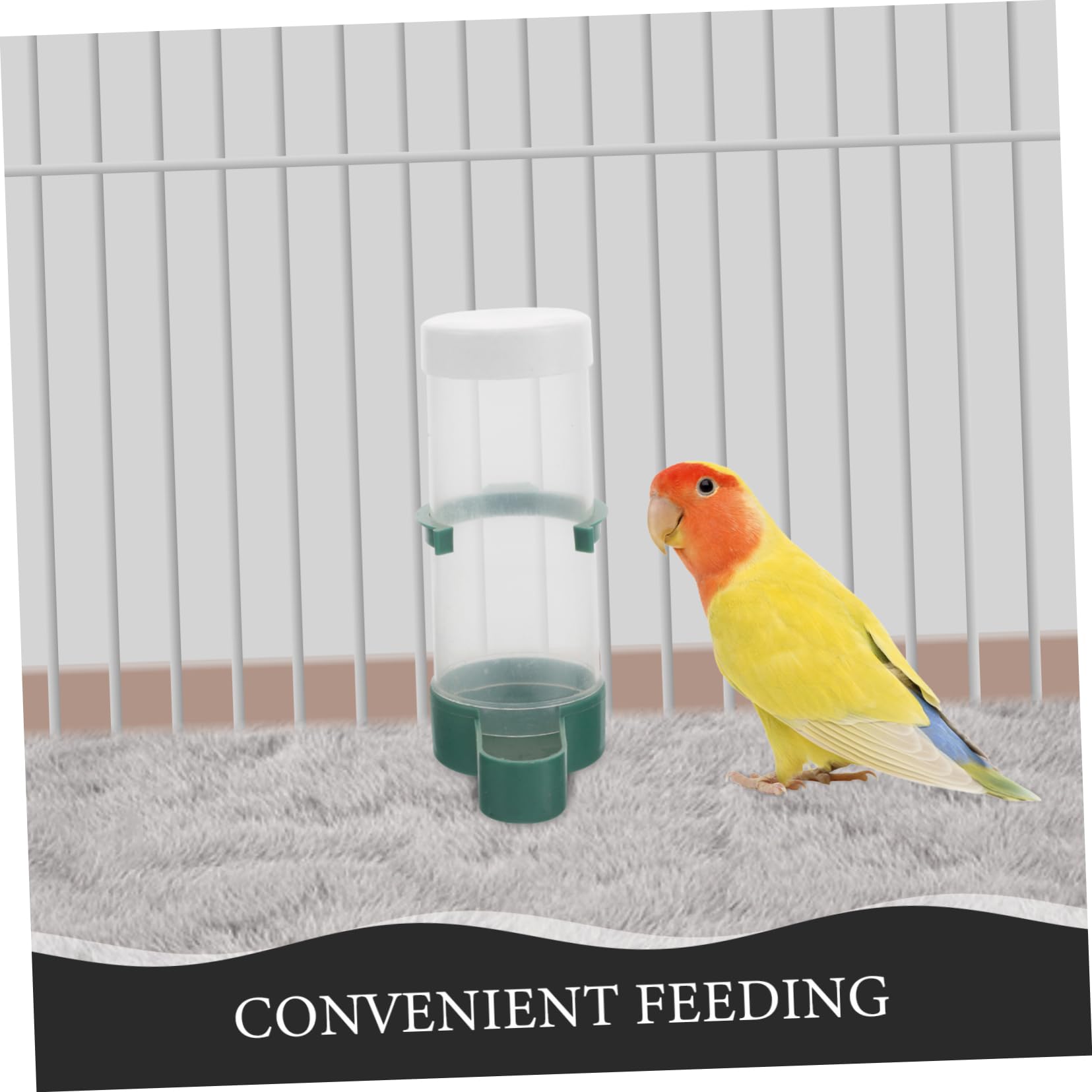 HANABASS 20stücke Automatischer Vogeltränke Für Käfige Wasserspender Für Sittiche Nymphensittiche Kanarienvögel Und Kleine Vögel Einfaches Nachfüllen Und Selbstbedienung Für