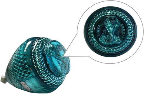 Miniatura 3 de Paquete de 4 mini tapas giratorias de plástico duradero Cobra y punta de metal fabricadas en México, Trompo Mexicano COBRITA plástico duradero y