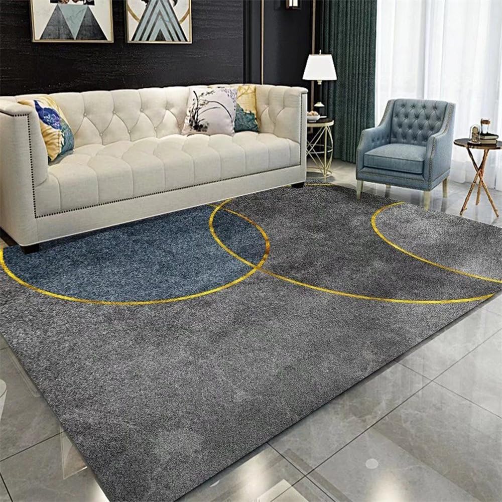 Tapis de salon en flanelle 100x200 cm pour table basse et chambre