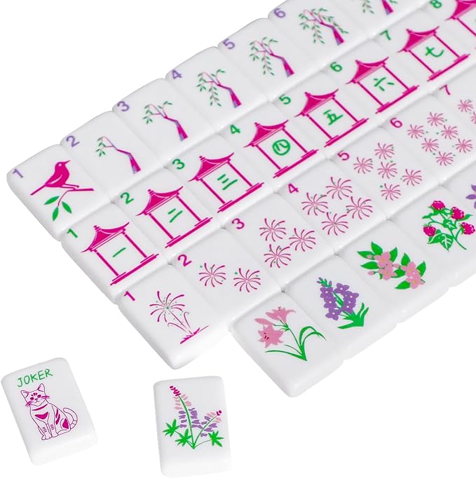 Mini Mahjong Tiles Set miniatura 9