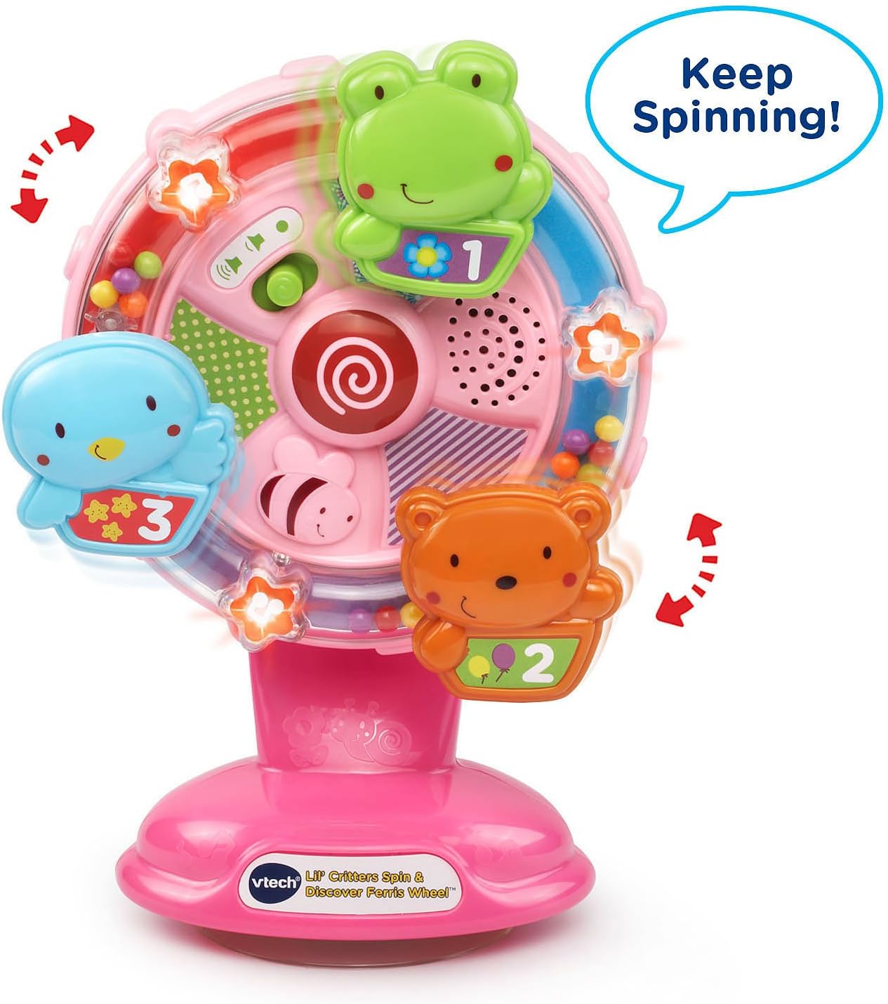 VTech Lil' Critters Spin and Discover Ferris Wheels, Pink image 2 of 7 B012C56SWO