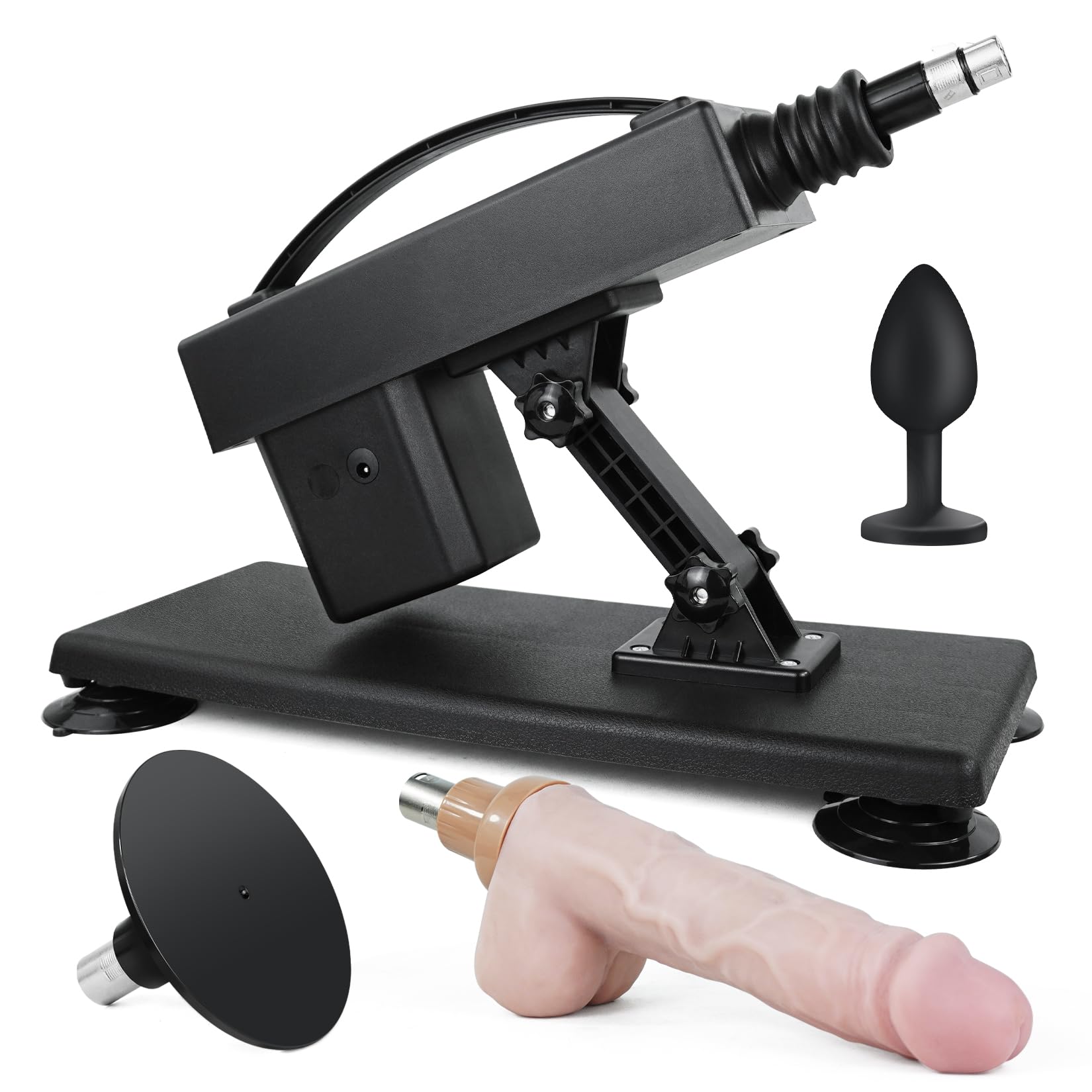 Sexmaschine mit Dildo Fickmaschine für Frauen mit Saugnapfadapter Automatische Sex Maschine Fickle Maschine für Frauen Männer Dildo Maschine Sexspielzeug für Anfänger(groß)