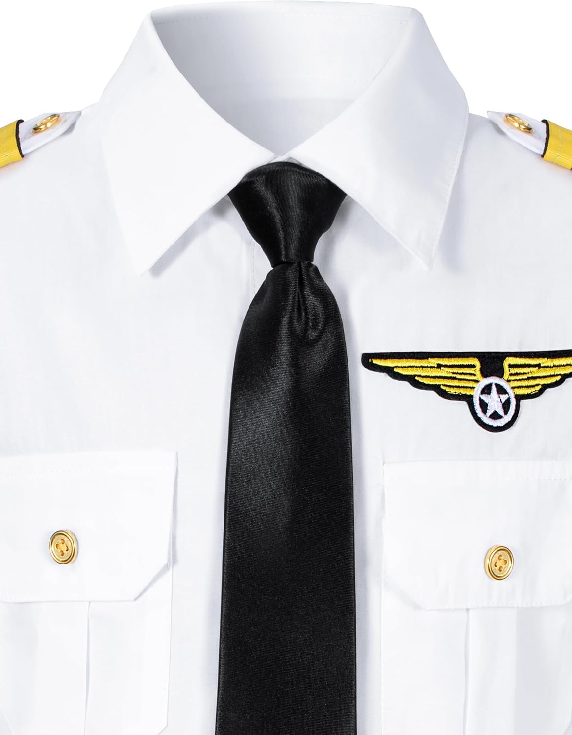 Yoroka Kids Pilot Costume Airline Captain Pilot Uniform with Accessories - Image 5