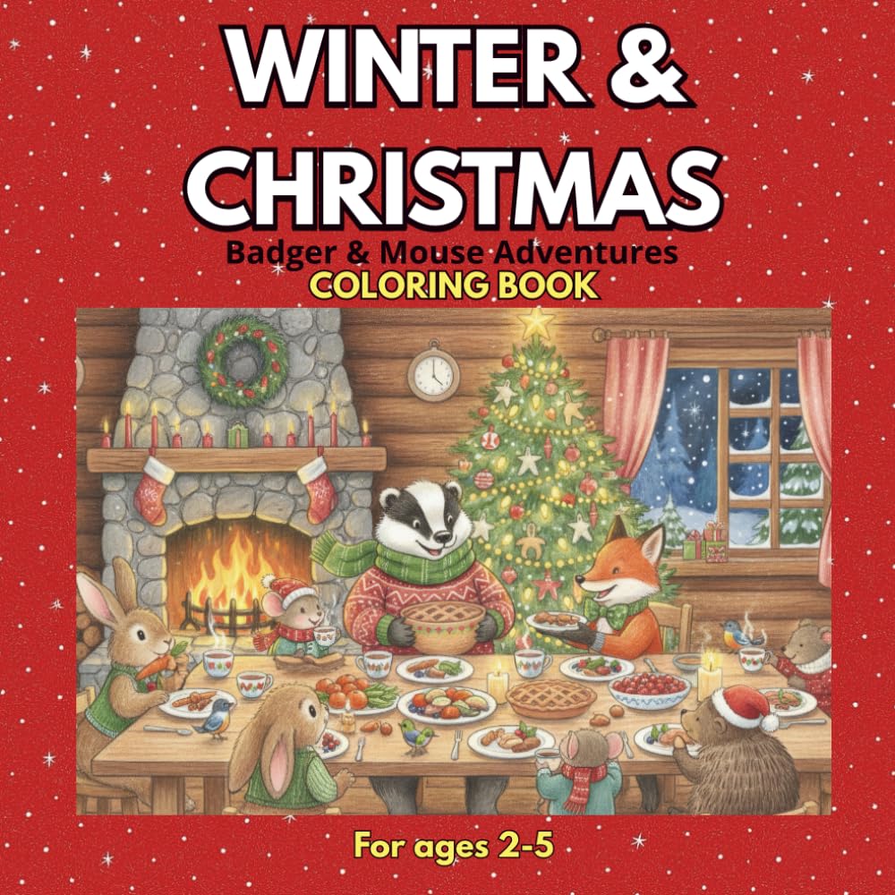 Winter & Christmas.: Badger & Mouse Adventures.