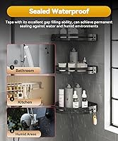 Vista 6 de Cinta de Doble Cara Resistente al Calor de Servicio Pesado, Impermeable para Exteriores e Interiores, Cinta de Montaje Automotriz, Removible Sin