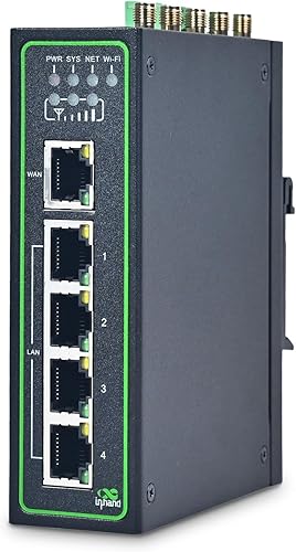 Miniatura 9 de InHand Networks IR305 Industrial Iot LTE 4G VPN Router, 5 puertos Ethernet, doble sim, conmutación por error Wan, puerto serie, conexión remota
