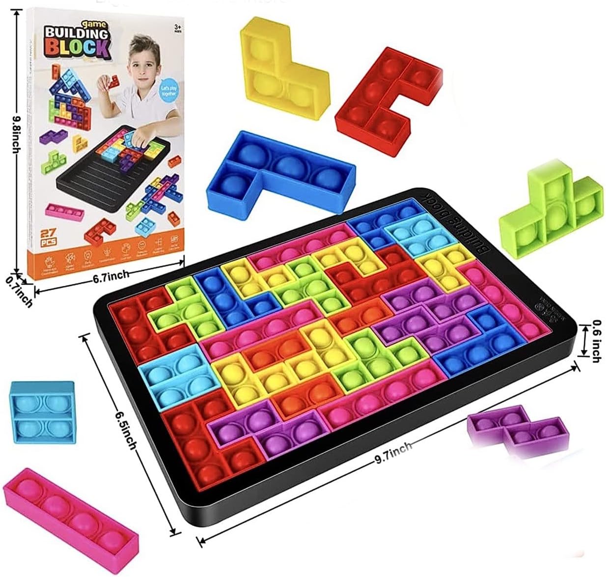 Puzzle Pop It Keyboard Pop It Game Board Pop it Learning Pop