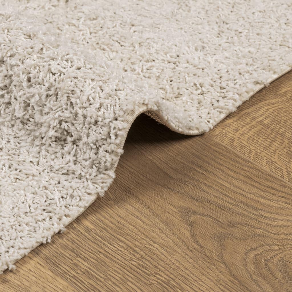 Tappeto Shaggy a pelo lungo, moderno, 120 x 170 cm, in morbido polipropilene, per soggiorno, camera da letto, certificato Oeko-TEX, pieghevole