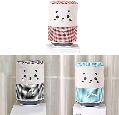 Miniatura 4 de Cubiertas de barril dispensador de agua, bonita decoración de cubo de tela, reutilizable, a prueba de polvo, protector para dispensador de agua de