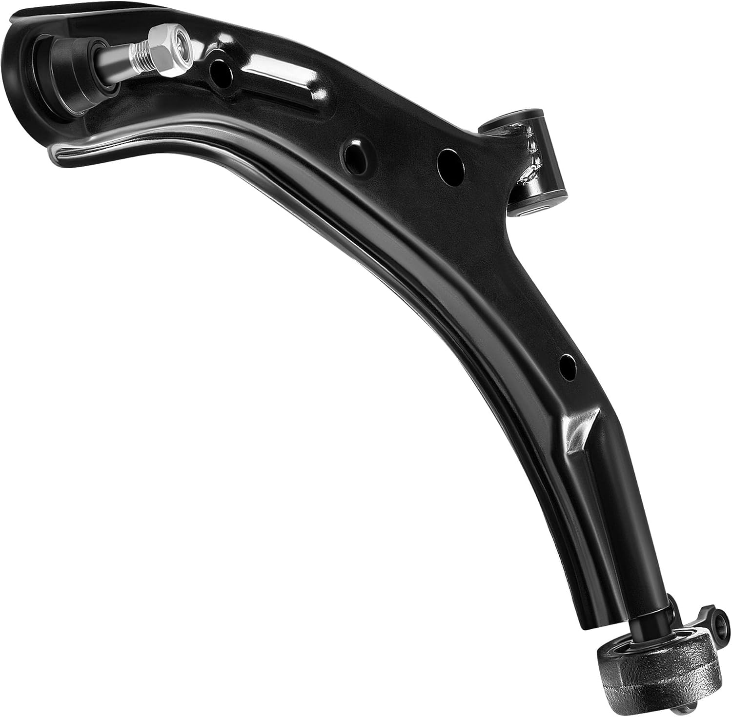 8pc Set Front Suspension Kit Lower Control Arm w/Ball Joint Inner Tie Rod Ends Outer Tie Rod Ends Sway Bar Links Replacement for 2001-2006 for Nissan Sentra