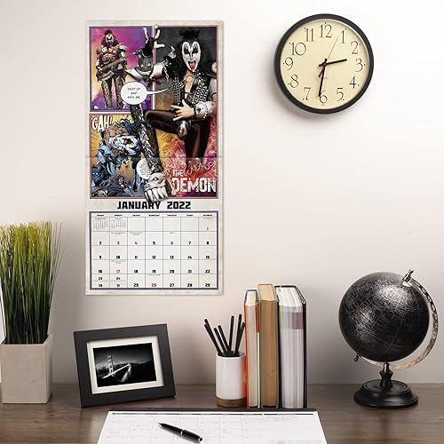 Miniatura 8 de Calendario de pared KISS 2022, 12 x 12 pulgadas, mensual (DDD71128)