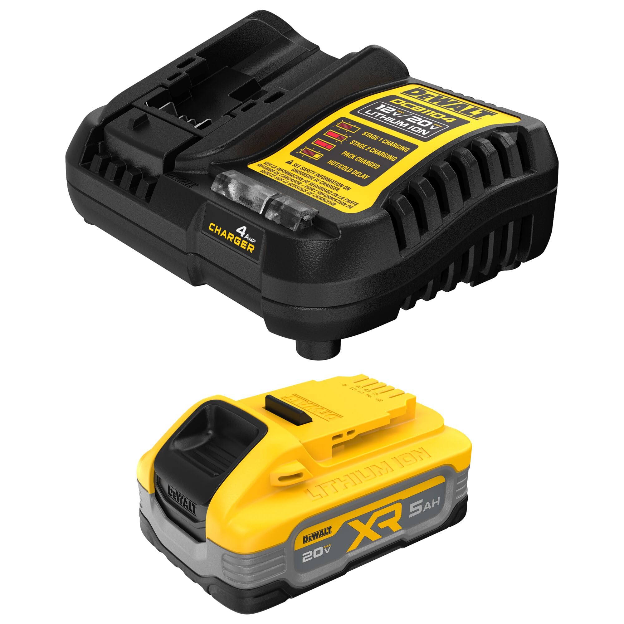 DeWALT XR Powerstack 20V 5Ah Battery/Charger Starter Kit