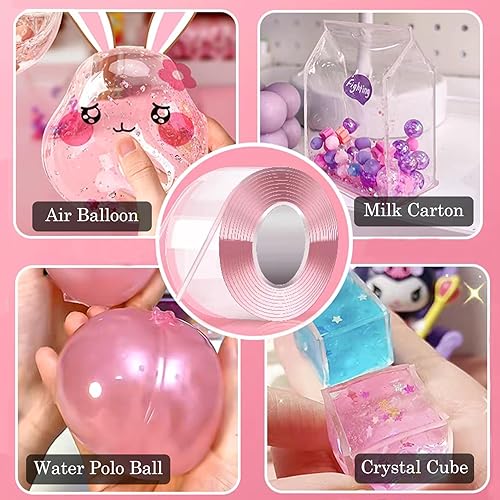 Miniatura 5 de Zoranala Kit de burbujas de nanocinta, cinta de burbujas nano, cinta transparente elástica de burbujas de plástico para todas las edades,