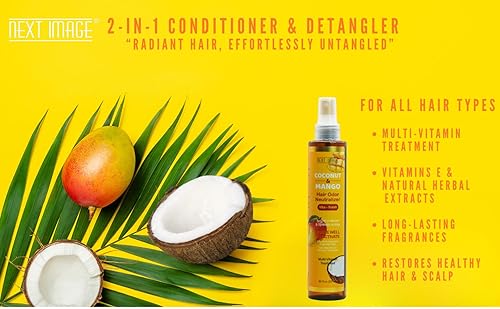 Miniatura 4 de Next Image Acondicionador y desenredante 2 en 1 Coco-Mango 8 oz