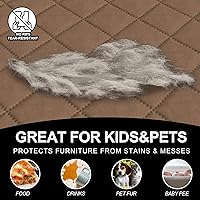 Vista 4 de Deeky Fundas para sillas reclinables pequeñas, fundas para sillas reclinables, fundas de sofá para perros y mascotas, reversibles, resistentes al