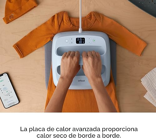 Miniatura 9 de Cricut EasyPress 3 máquina de prensa térmica (9 x 9 pulgadas) con alfombrilla de prensa de calor (15 x 12 pulgadas)