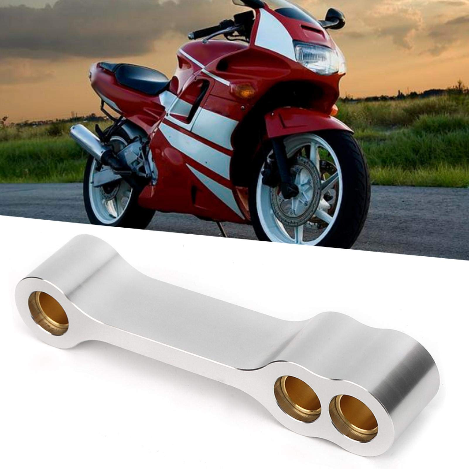 Eslabón de bajada CNC, eslabón de bajada de motocicleta, ajuste plateado para CBR 600 F2 F3 F4i 900919929954 1100 RR