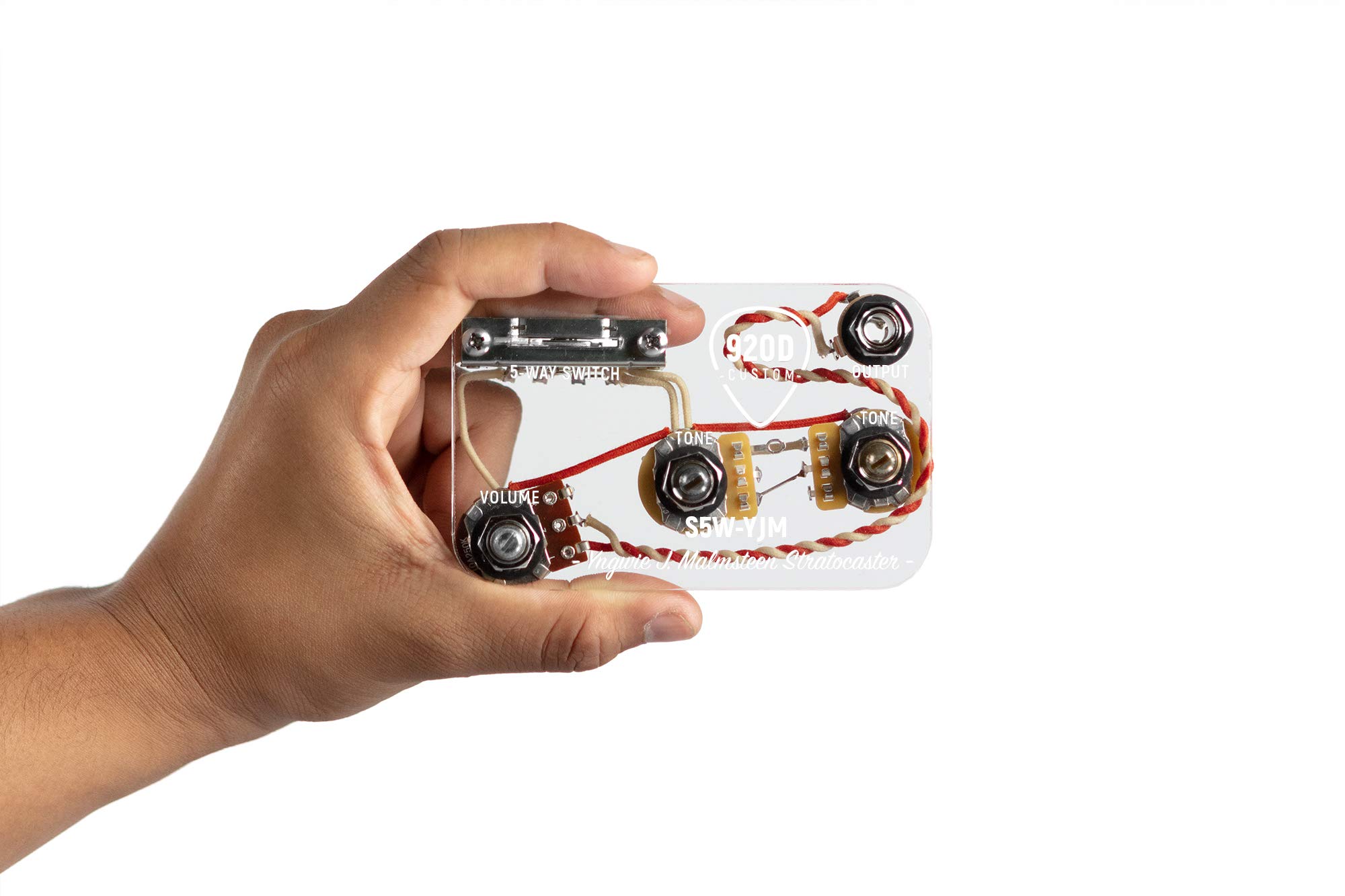 920D Custom S5W-YJM 5-Way S Style Wiring Harness w/ Seymour Duncan YJM Speed Volume Pot