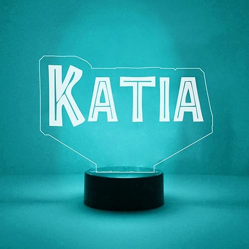 Miniatura 3 de Luz de nombre personalizada lámpara de noche LED para niños y adolescentes control remoto 7 cambios de color cueva de hombre decoración de sala de