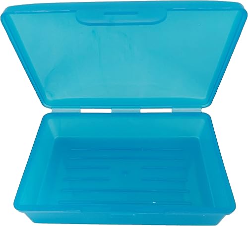 Miniatura 10 de Caja de jabón - Negro - 1 Ct - Hecho en los Estados Unidos - Caja de jabón con tapa con bisagras y pestillo seguro