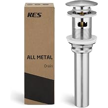 KES Bathroom Vessel Vanity Sink Pop Up Drain Stopper with Overflow