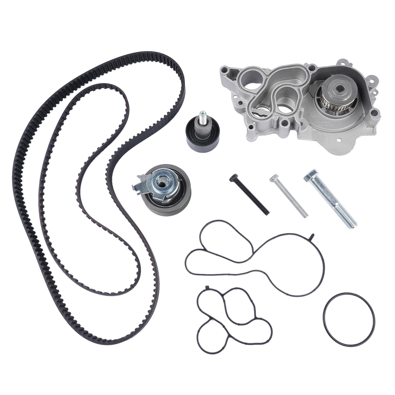 Juego de correas de distribución para bomba de agua compatible con A4 Q3 Le0n Ibi-za 0ctavia G0lf Bee-tle 1.4 TSi CT1167WP2PRO 1987946958