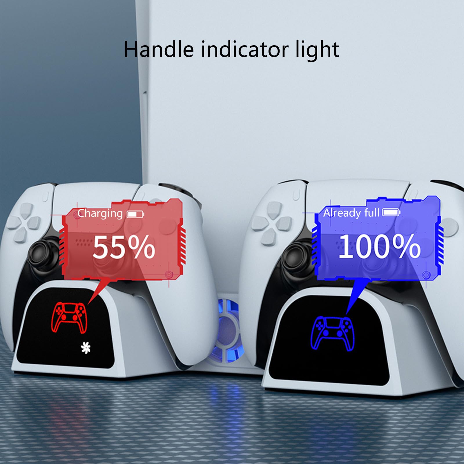 Soporte para cargador de controlador, base de base, soporte de ventilador de refrigeración con ranura de almacenamiento de disco de juego de 11 bits para consola de juegos P5, soporte de cargador de