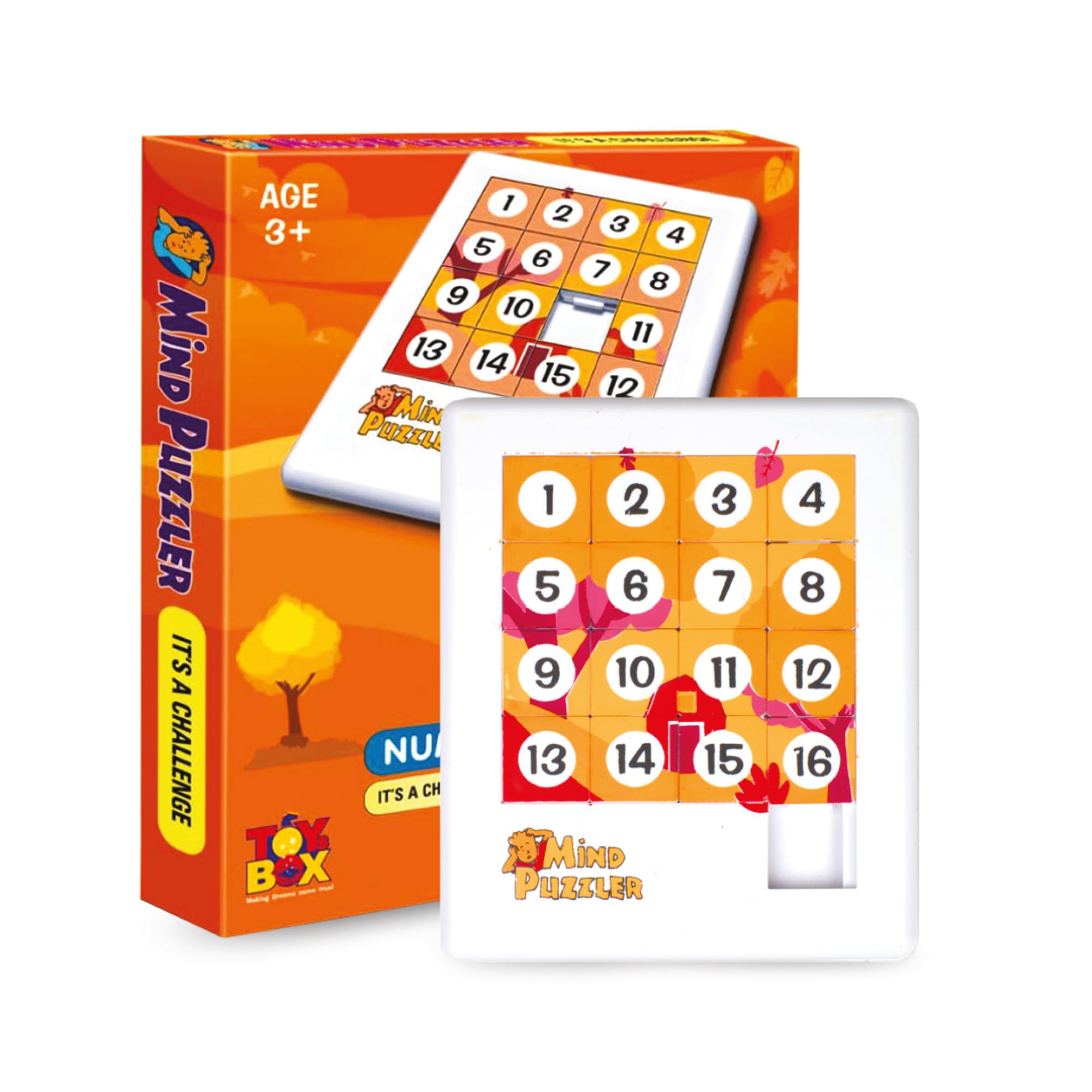 Toyztrend Mind Puzzler Numbers for Kids to Develop Their Brain and Mind with The Help of Educational Numbers - Multicolor