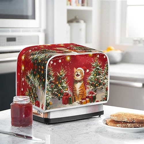 Miniatura 9 de Cubierta para tostadora con estampado de girasol, ranura ancha de 2 rebanadas, cubierta lavable para máquina de pan, cubierta para tostadora,