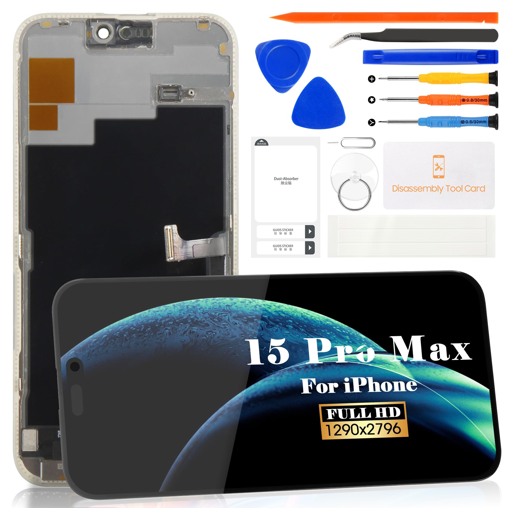 Original For iphone 15 Pro Max Screen Replacement For iphone 15