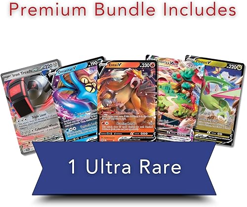 Miniatura 3 de Paquete premium exclusivo  50 cartas genuinas  Incluye 1 garantizada ultra rara Legendary, VSTAR, VMAX, V, GX o EX  Caja de cartas más 2 Holos o