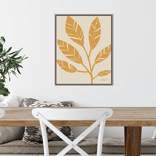 Miniatura 31 de Amanti Art Lienzo enmarcado para pared, 28 x 23 pulgadas, bocetos botánicos retro III Crop por Anne Tavoletti, lienzo enmarcado para pared, obras de