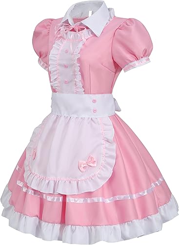 Miniatura 2 de Colorful House - Disfraz de criada con delantal francés para mujer