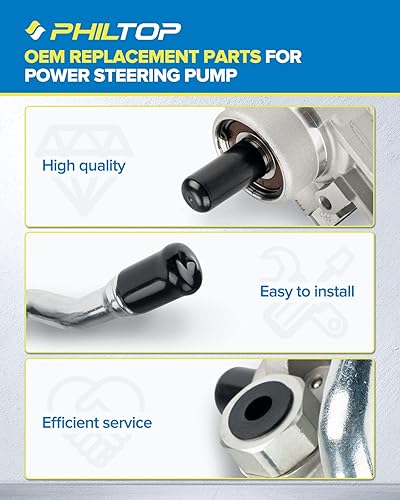 Miniatura 623 de PHILTOP Bomba de dirección asistida 20-806 OE apta para Aveo5 2007 2008, Aveo 2008, bomba de asistencia asistida 96801443, bombas de dirección