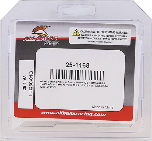 Vista 7 de All Balls Racing 25-1168 - Juego de sellos de rodamientos para ruedas Compatible con/Reemplazo para Suzuki Yamaha