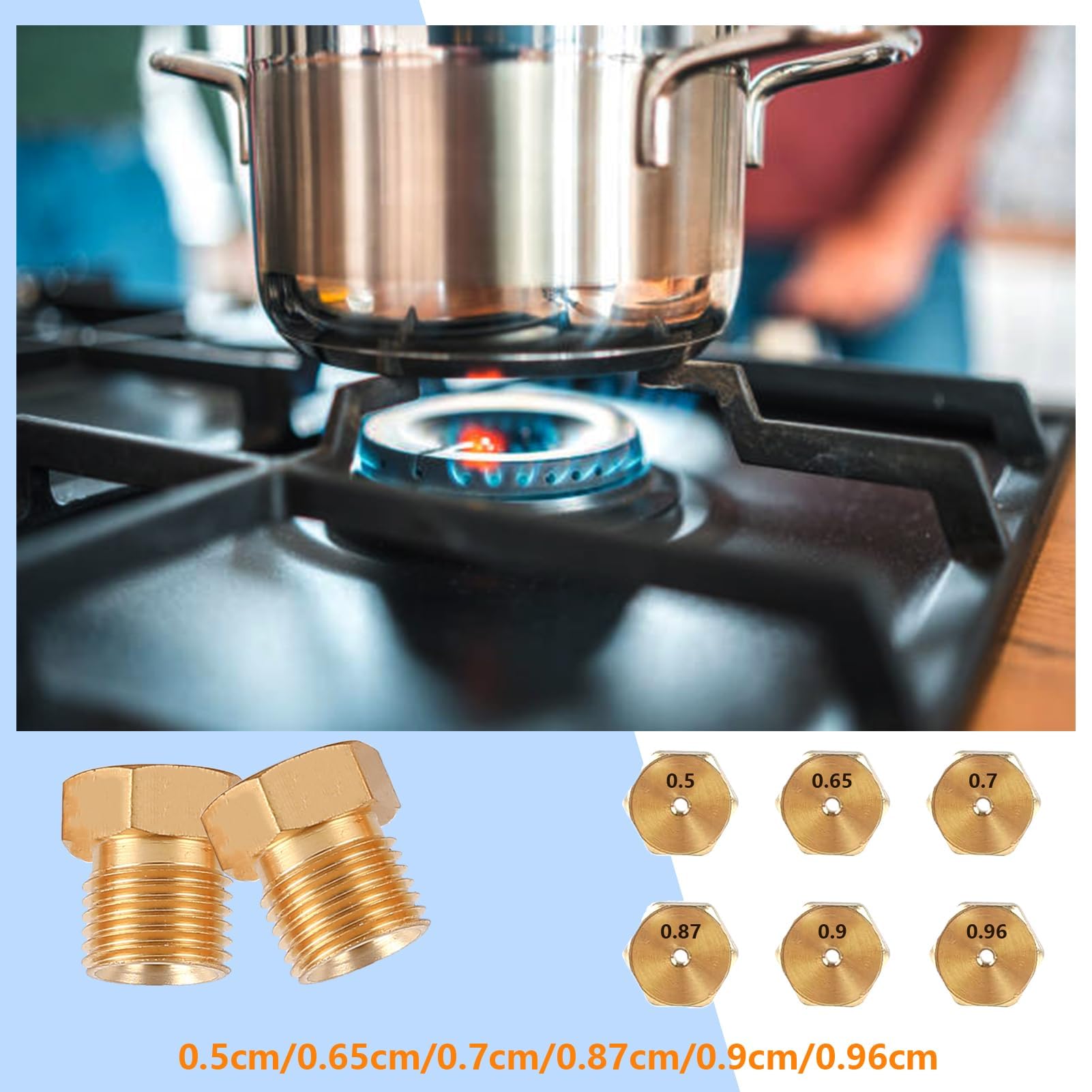 Gicleur Injecteur Gaz 1,50 Mm – Pour Cuisinière, Plaque Cuisson Gaz De Ville – Laiton – Conversion Bouteille à Gaz Naturel