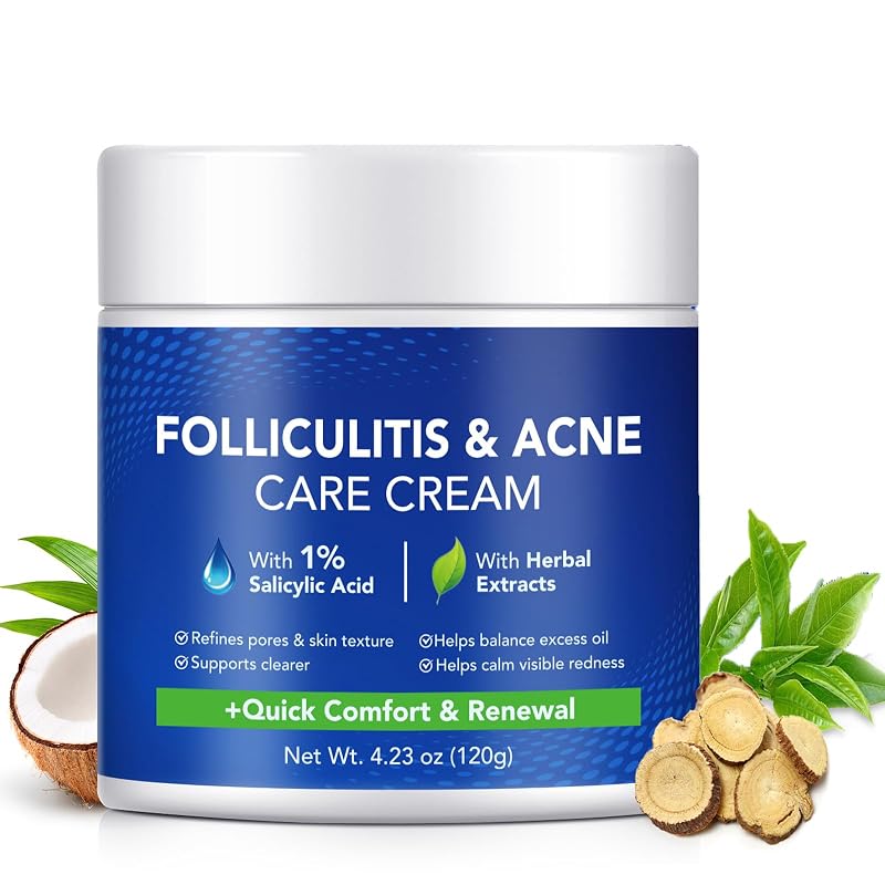 Creme para cuidados da pele Moulis com ácido salicílico 1% e óleo de melaleuca, 120 g