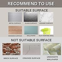 Vista 8 de Calcomanías de pared con diseño de margaritas blancas, calcomanías de pared de margaritas grandes, calcomanías florales para niños, niñas